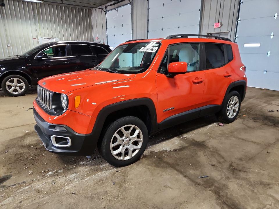 Продаж на аукціоні авто 2016 Jeep Renegade, vin: ZACCJBBT9GPC69423, номер лоту: 58008166