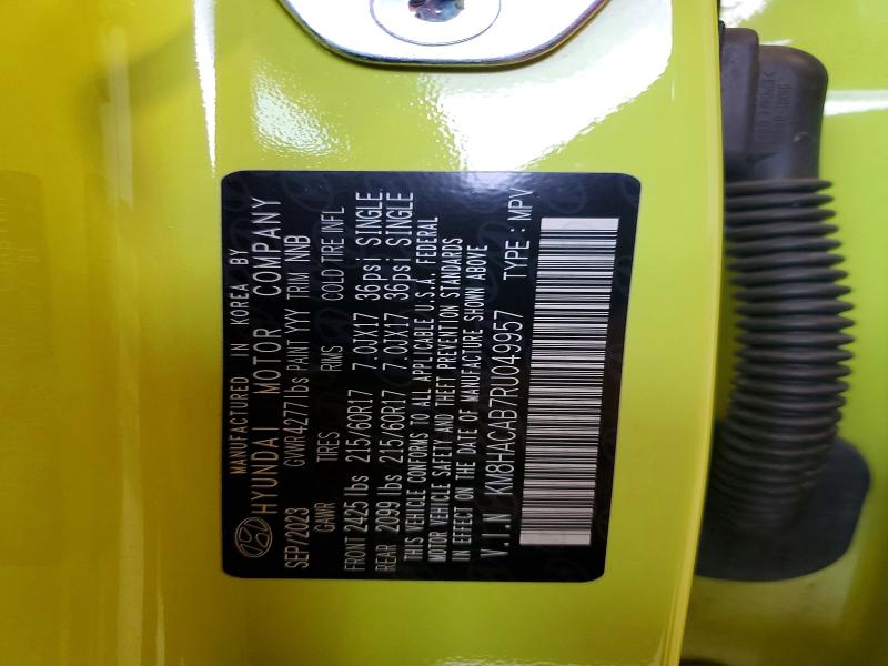 57129926 :رقم المزاد ، KM8HACAB7RU049957 vin ، 2024 Hyundai Kona مزاد بيع