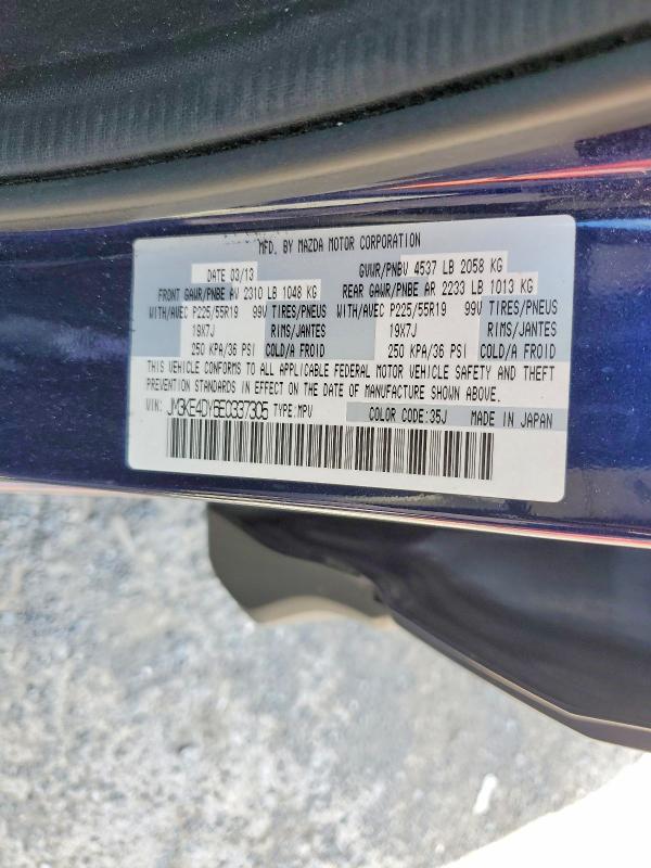 Продажа на аукционе авто 2014 Mazda Cx-5, vin: JM3KE4DY6E0337305, номер лота: 57837176