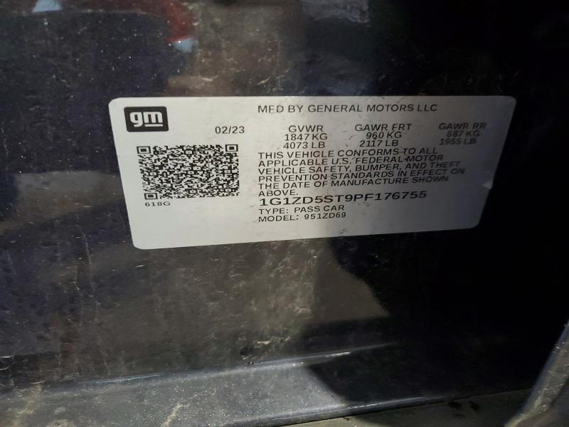 Aukcja sprzedaży 2023 Chevrolet Malibu, vin: 1G1ZD5ST9PF176755, numer aukcji: 57209476