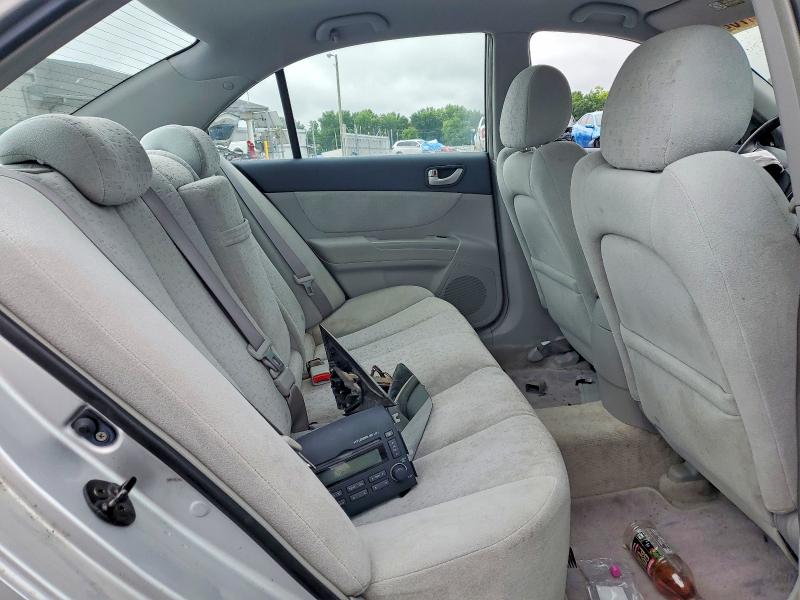 2006 Hyundai Sonata მანქანა იყიდება აუქციონზე, vin: 5NPEU46CX6H167626, აუქციონის ნომერი: 58962176