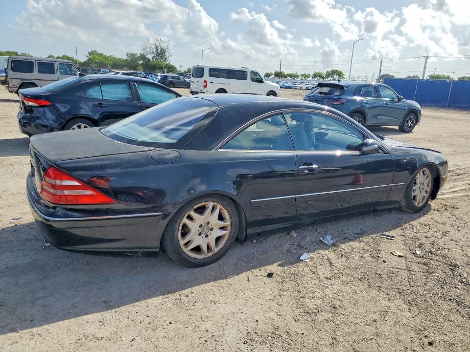 Aukcja sprzedaży 2002 Mercedes-benz Cl, vin: WDBPJ75J12A030755, numer aukcji: 58522666