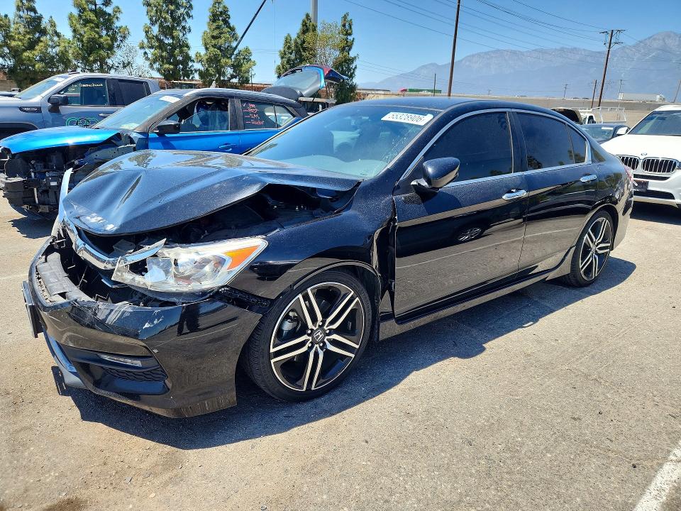 55328906 :رقم المزاد ، 1HGCR2F11HA020666 vin ، 2017 Honda Accord مزاد بيع