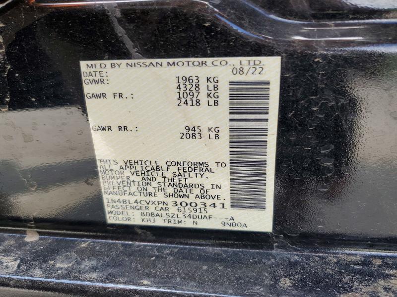 56876556 :رقم المزاد ، 1N4BL4CVXPN300341 vin ، 2023 Nissan Altima مزاد بيع