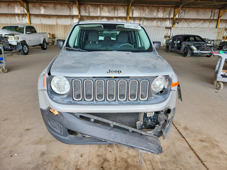 2017 Jeep Renegade მანქანა იყიდება აუქციონზე, vin: ZACCJAAB6HPF01741, აუქციონის ნომერი: 58477506