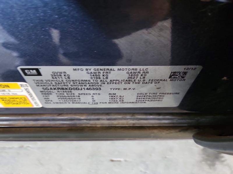 Продаж на аукціоні авто 2013 Buick Enclave, vin: 5GAKRBKD0DJ146393, номер лоту: 55647306