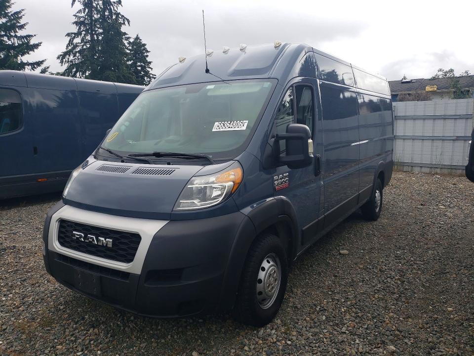 56364806 :رقم المزاد ، 3C6FRVJG7ME501268 vin ، 2021 Ram Promaster 3500 مزاد بيع