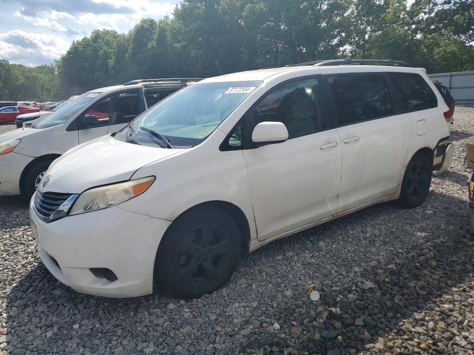 2012 Toyota Sienna მანქანა იყიდება აუქციონზე, vin: 5TDKK3DC8CS244425, აუქციონის ნომერი: 57172556