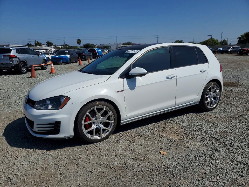 56817716 :رقم المزاد ، 3VW4T7AU3GM023361 vin ، 2016 Volkswagen Gti مزاد بيع