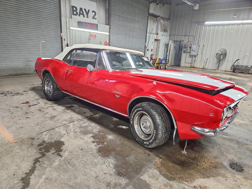 1967 Chevrolet Camaro მანქანა იყიდება აუქციონზე, vin: 123677N150833, აუქციონის ნომერი: 57340786