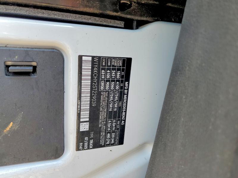 Aukcja sprzedaży 2025 Mercedes-benz Sprinter, vin: W1Y4KCHY2ST229039, numer aukcji: 57261456