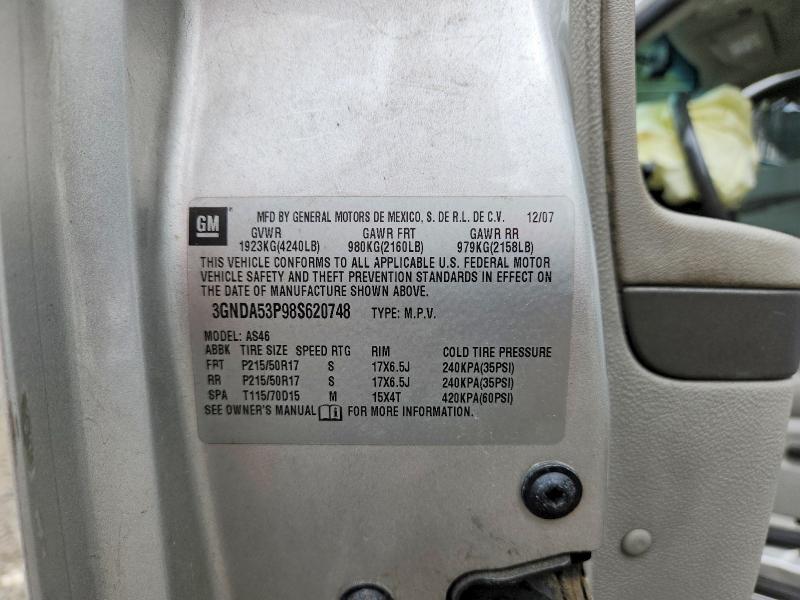 Продаж на аукціоні авто 2008 Chevrolet Hhr, vin: 3GNDA53P98S620748, номер лоту: 56417736