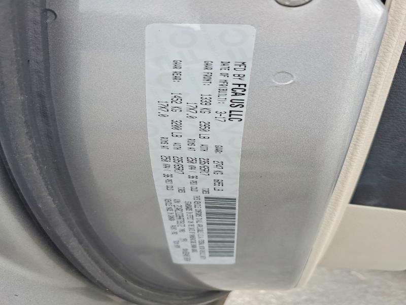 Продажа на аукционе авто 2017 Chrysler Pacifica, vin: 2C4RC1CG9HR739172, номер лота: 58208516
