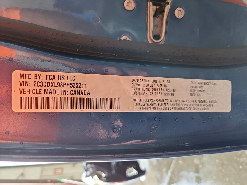 Продаж на аукціоні авто 2023 Dodge Charger, vin: 2C3CDXL98PH525211, номер лоту: 56324616