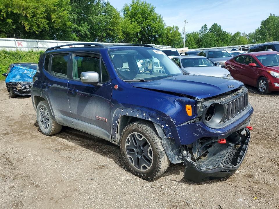 Продаж на аукціоні авто 2016 Jeep Renegade, vin: ZACCJBCT4GPD00656, номер лоту: 56871516