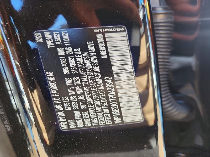 55882276 :رقم المزاد ، WP1BE2AY7PDA28342 vin ، 2023 Porsche Cayenne مزاد بيع