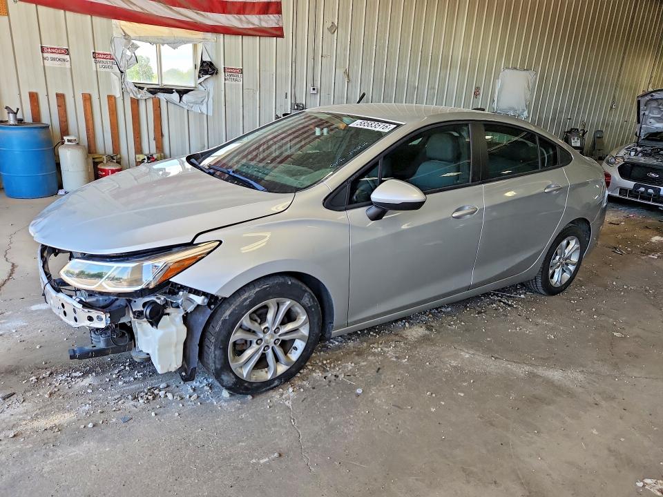 2019 Chevrolet Cruze მანქანა იყიდება აუქციონზე, vin: 1G1BJ5SM1K7103627, აუქციონის ნომერი: 58583516