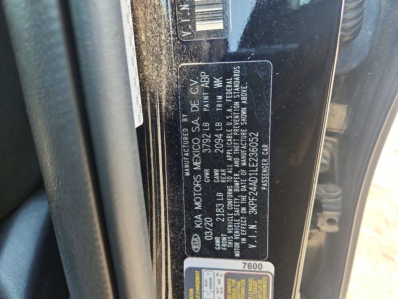 Продаж на аукціоні авто 2020 Kia Forte, vin: 3KPF24AD1LE236052, номер лоту: 56317306