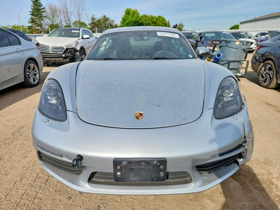 55221786 :رقم المزاد ، WP0AA2A87JS260242 vin ، 2018 Porsche Cayman مزاد بيع