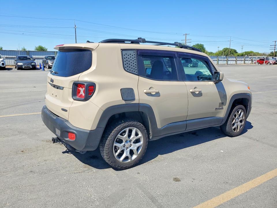 2016 Jeep Renegade მანქანა იყიდება აუქციონზე, vin: ZACCJBBT5GPD79580, აუქციონის ნომერი: 57406676