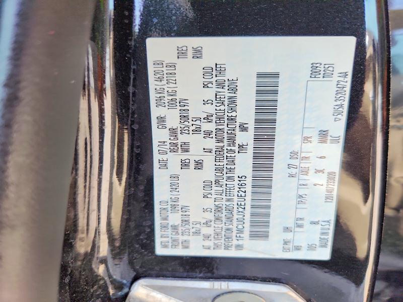 Продажа на аукционе авто 2014 Ford Escape, vin: 1FMCU0JX2EUE21615, номер лота: 56304346