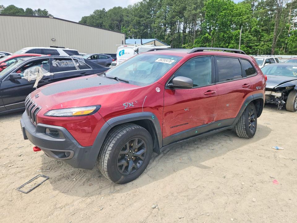 56293476 :رقم المزاد ، 1C4PJMBS4FW694070 vin ، 2015 Jeep Cherokee مزاد بيع