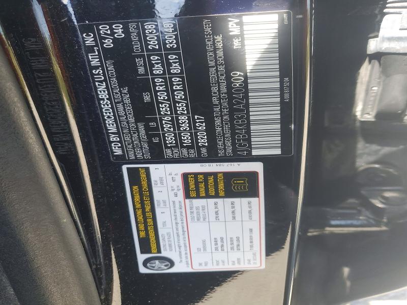 Продажа на аукционе авто 2020 Mercedes-benz Gle, vin: 4JGFB4KB3LA240809, номер лота: 57930156