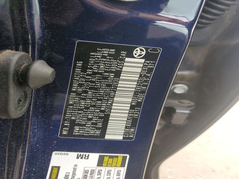 Продаж на аукціоні авто 2022 Toyota Corolla, vin: 5YFEPMAE4NP313830, номер лоту: 56543896