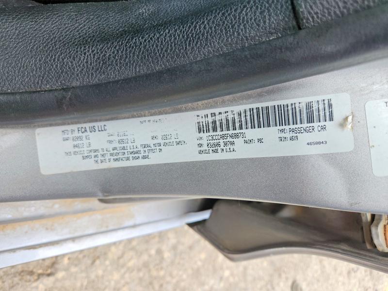 2015 Chrysler 200 მანქანა იყიდება აუქციონზე, vin: 1C3CCCAB5FN688731, აუქციონის ნომერი: 53292666