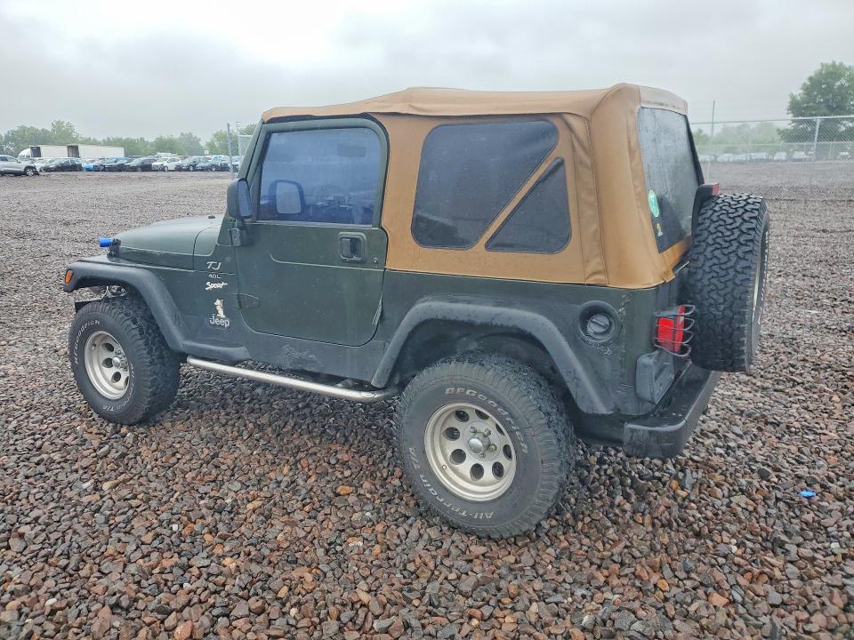 1998 Jeep Wrangler / Tj მანქანა იყიდება აუქციონზე, vin: 1J4FY19S9WP786680, აუქციონის ნომერი: 58432326