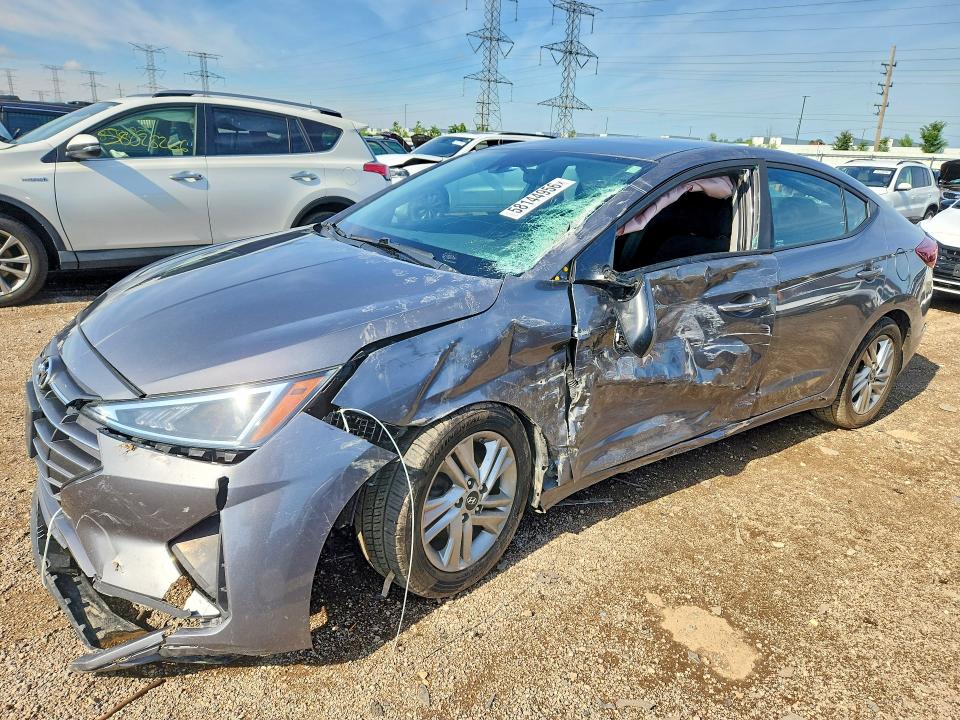 2020 Hyundai Elantra მანქანა იყიდება აუქციონზე, vin: 5NPD84LF3LH543786, აუქციონის ნომერი: 58144956