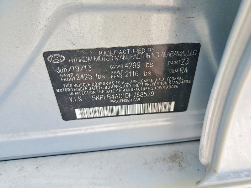 Продажа на аукционе авто 2013 Hyundai Sonata, vin: 5NPEB4AC1DH768529, номер лота: 56777906