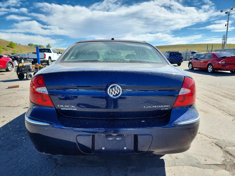 57746186 :رقم المزاد ، 2G4WC582081359218 vin ، 2008 Buick Lacrosse مزاد بيع