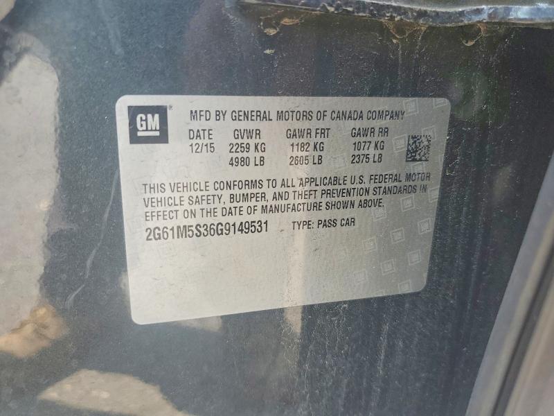 Продаж на аукціоні авто 2016 Cadillac Xts, vin: 2G61M5S36G9149531, номер лоту: 59045806