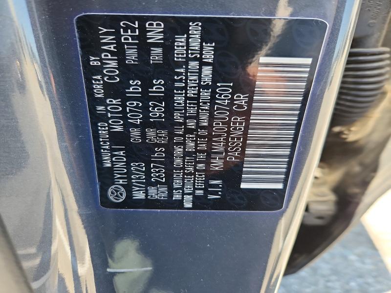 58294146 :رقم المزاد ، KMHLM4AJ0PU074601 vin ، 2023 Hyundai Elantra مزاد بيع