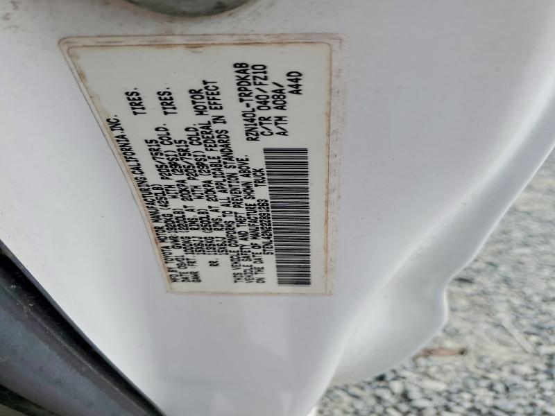 2002 Toyota Tacoma მანქანა იყიდება აუქციონზე, vin: 5TENL42N22Z891263, აუქციონის ნომერი: 57409736