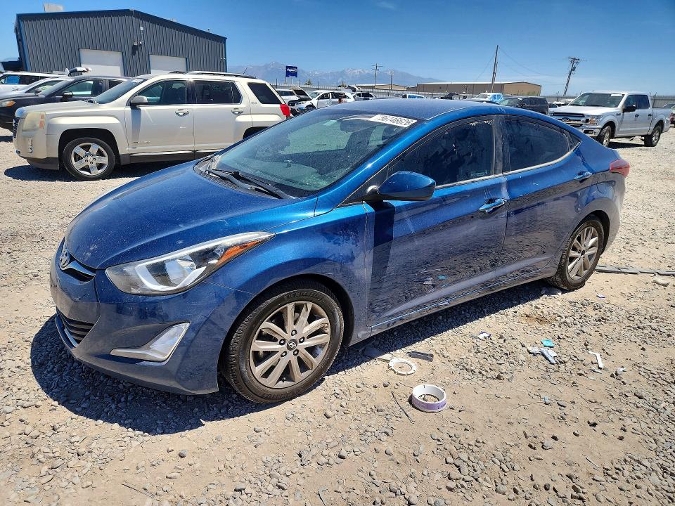 2016 Hyundai Elantra მანქანა იყიდება აუქციონზე, vin: KMHDH4AE8GU586893, აუქციონის ნომერი: 56746626