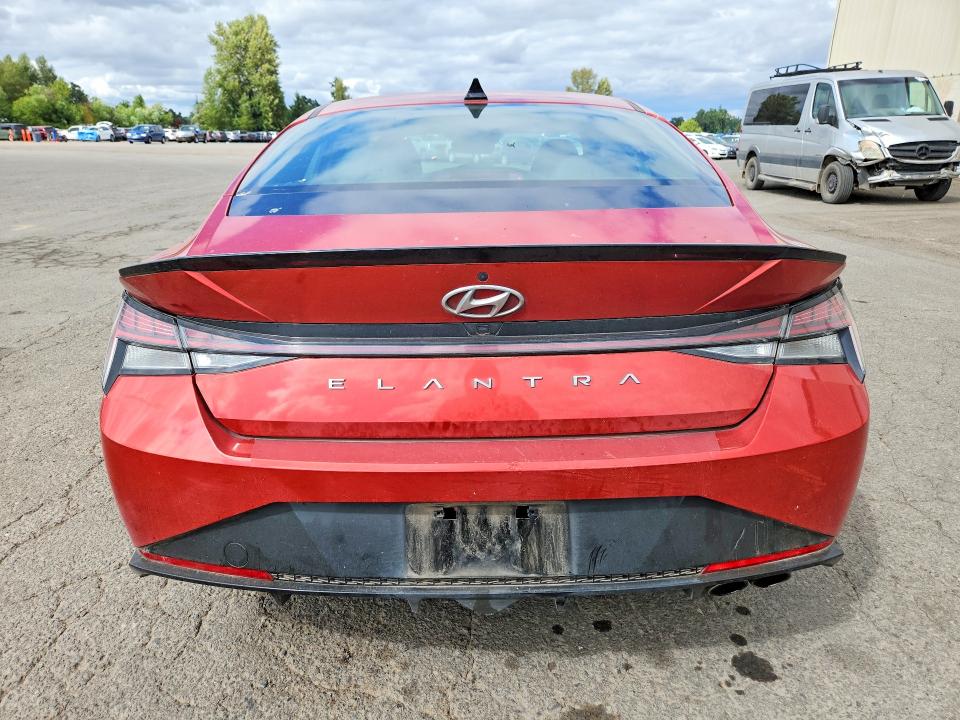 2022 Hyundai Elantra მანქანა იყიდება აუქციონზე, vin: KMHLR4AF7NU327021, აუქციონის ნომერი: 59316946