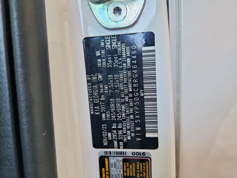 Aukcja sprzedaży 2024 Kia Telluride, vin: 5XYP5DGC8RG464460, numer aukcji: 58126716
