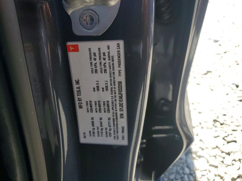 Продажа на аукционе авто 2018 Tesla Model 3, vin: 5YJ3E1EA6JF033268, номер лота: 58313006