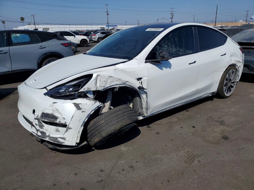 55838686 :رقم المزاد ، 7SAYGDEF6PF662022 vin ، 2023 Tesla Model Y مزاد بيع
