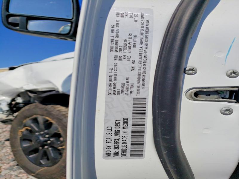 56811246 :رقم المزاد ، 3C63R3JL9RG108971 vin ، 2024 Ram 3500 مزاد بيع
