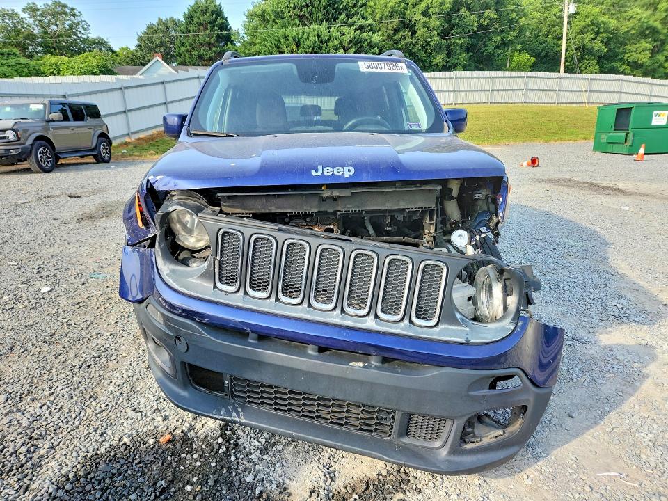 Auction sale of the 2018 Jeep Renegade, vin: ZACCJBBB8JPG96803, lot number: 58007936