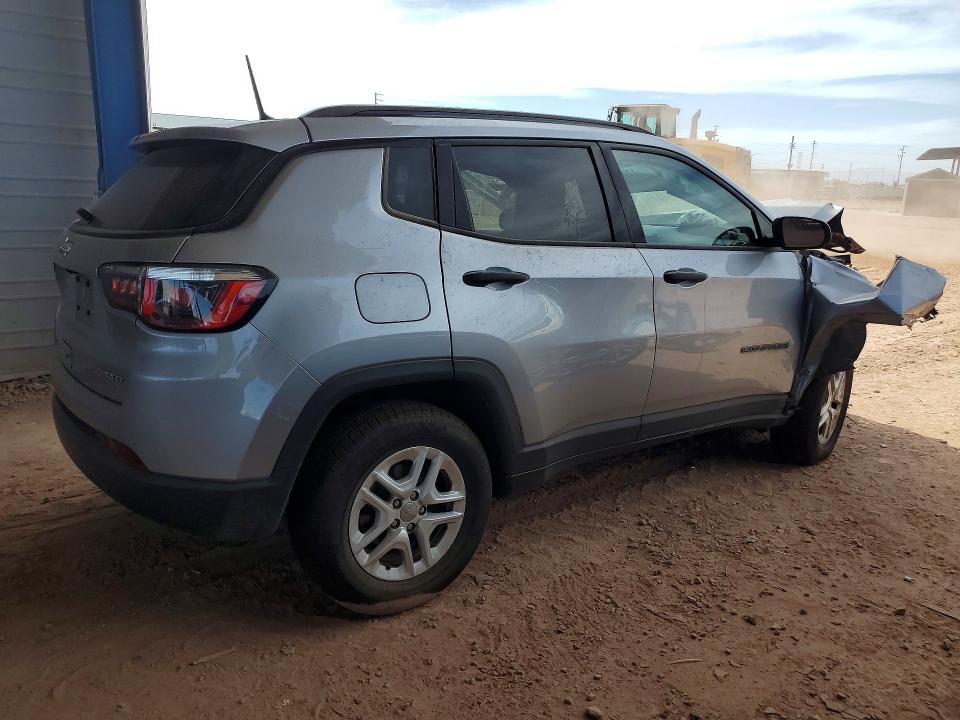Продаж на аукціоні авто 2018 Jeep Compass, vin: 3C4NJCAB0JT124195, номер лоту: 56857336