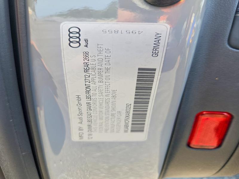 Продаж на аукціоні авто 2019 Audi Rs5, vin: WUABWCF50KA903292, номер лоту: 57150936