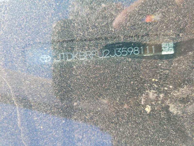 57771156 :رقم المزاد ، JTDKBRFU2J3598111 vin ، 2018 Toyota Prius مزاد بيع