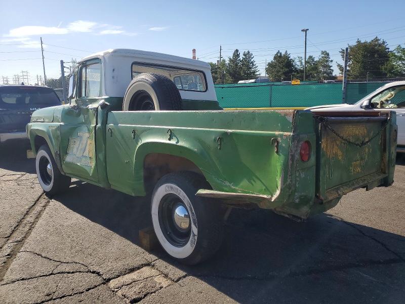 1959 Ford F100 მანქანა იყიდება აუქციონზე, vin: F10J8K27627, აუქციონის ნომერი: 56338456
