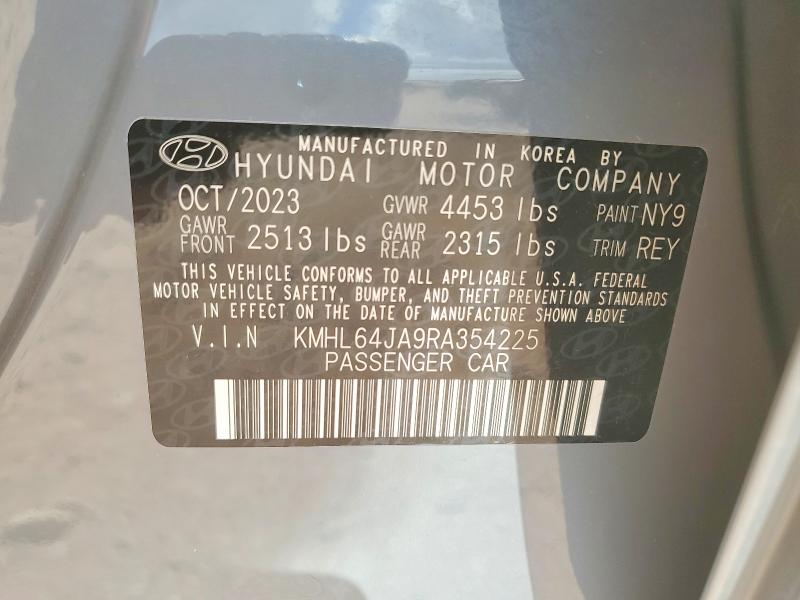 Продажа на аукционе авто 2024 Hyundai Sonata, vin: KMHL64JA9RA354225, номер лота: 56022696