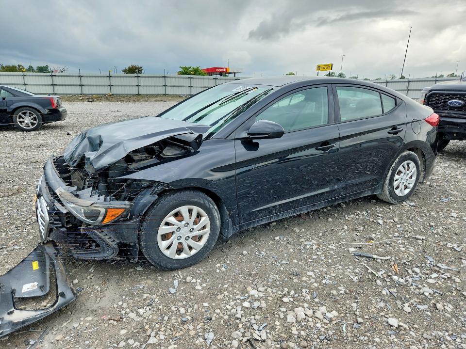 58704166 :رقم المزاد ، 5NPD74LF6JH345008 vin ، 2018 Hyundai Elantra مزاد بيع