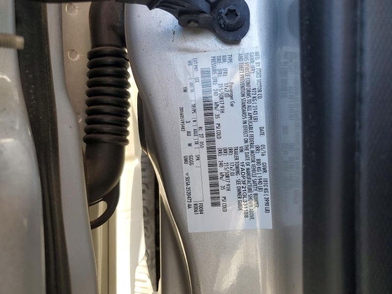 2016 Ford Focus მანქანა იყიდება აუქციონზე, vin: 1FADP3F21GL331188, აუქციონის ნომერი: 55905886